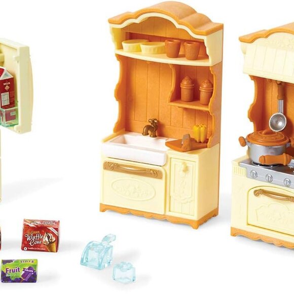 Calico Critters Kitchen Playset - Create Delicious Meals with Your Critters - Picture 2 of 2